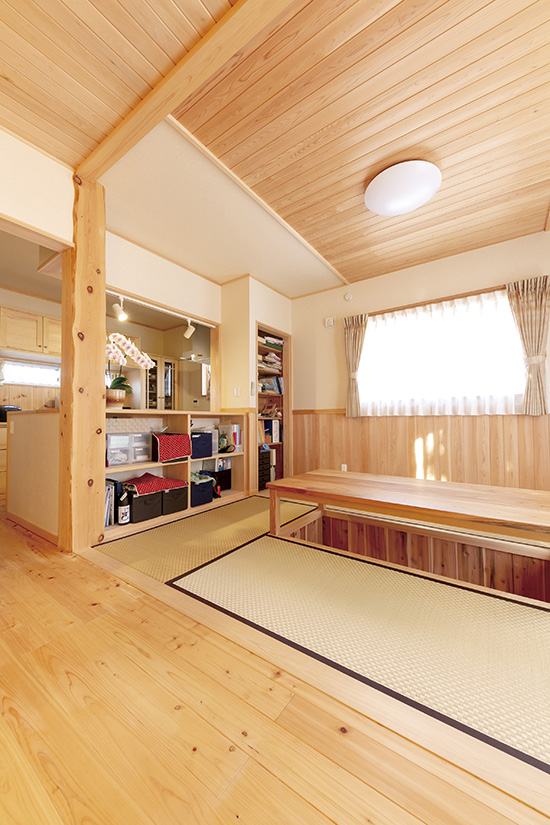 015 アレルギー持ちにも優しい 自然素材の家