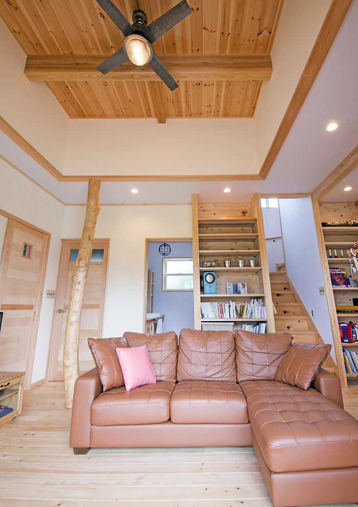 20150802ikeban 14 床から天井まで まるごと自然素材の家